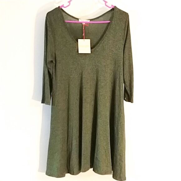 Rolla Coaster nwt green tunic dress sweater - Picture 1 of 4